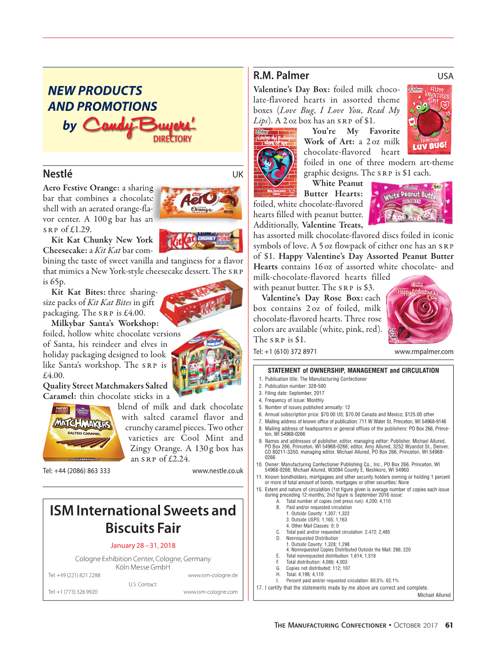 ISM International Sweets and Biscuits Fair