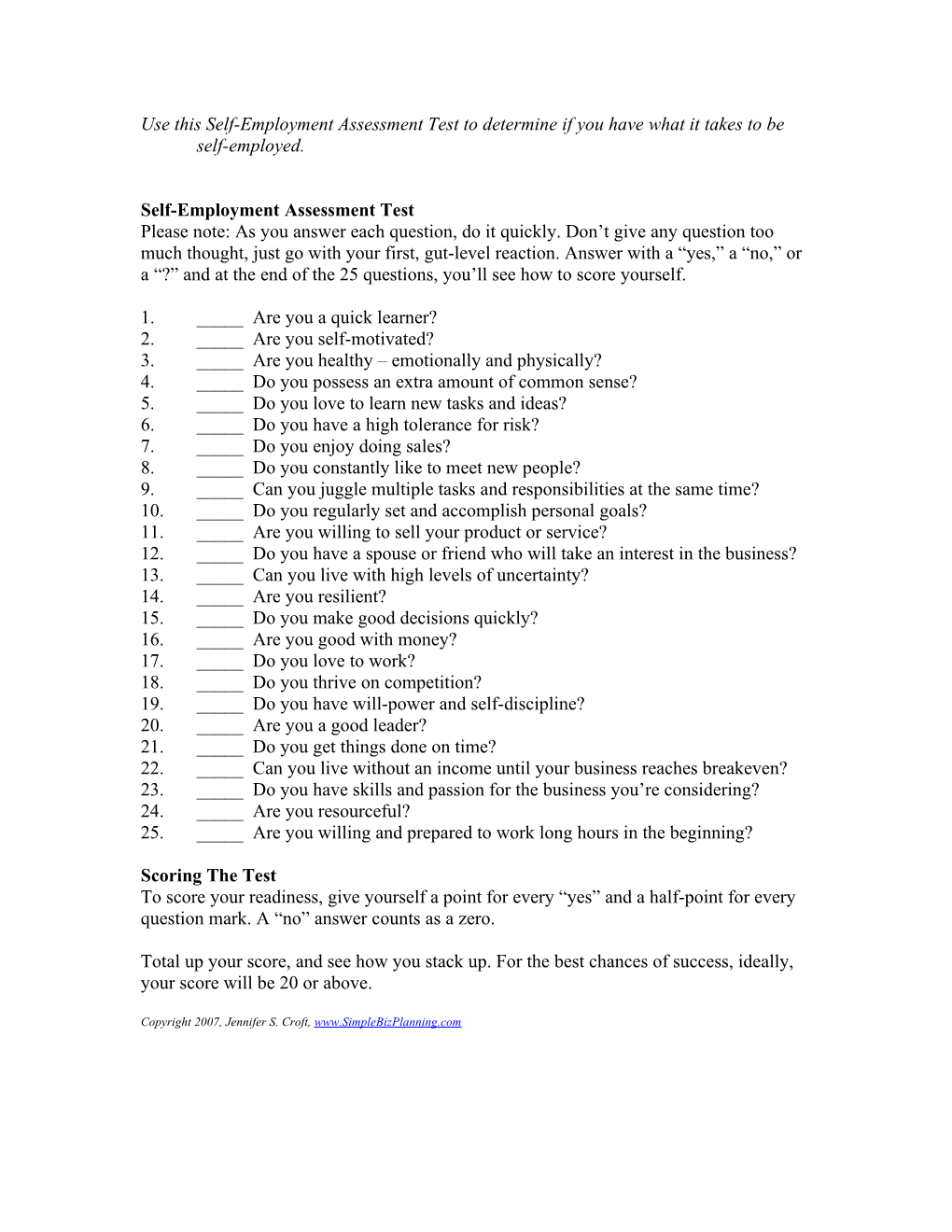 Net Worth Worksheet