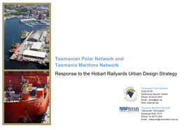 Response to the Hobart Railyards Urban Design Strategy