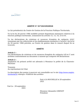 CDG FPT De Charente-Maritime