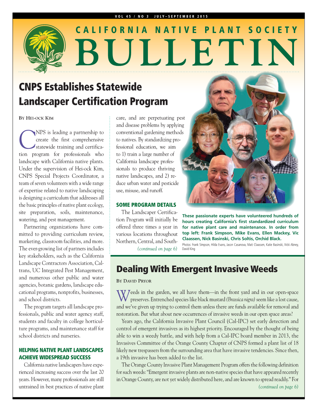 Cnps Establishes Statewide Landscaper Certification Program