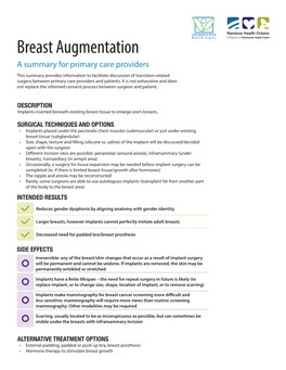 Breast Augmentation