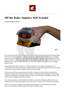 Off the Rails: Angola's SGR Scandal