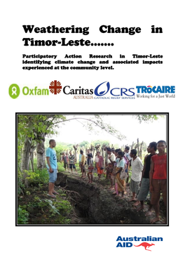 Weathering Change in Timor-Leste