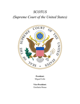 SCOTUS (Supreme Court of the United States)