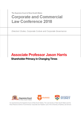 Associate Professor Jason Harris
