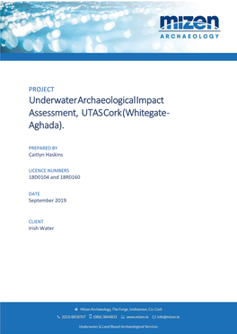 Underwater Archaeological Impact Assessment, UTAS Cork (Whitegate - Aghada)