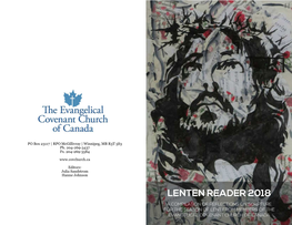 Lenten Reader 2018 Booklet for Print.Pub