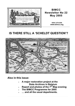 Is There Still a 'Scheldt Question'?