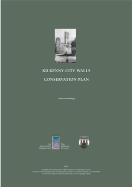 Kilkenny City Walls Conservation Plan