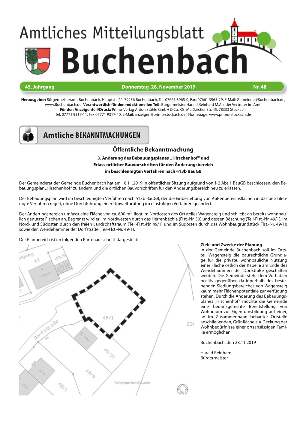 Mitteilungsblatt KW 48