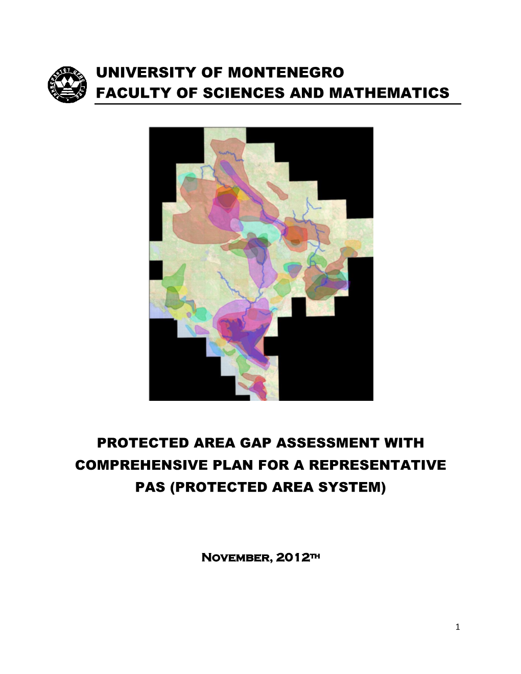 University of Montenegro Faculty of Sciences and Mathematics