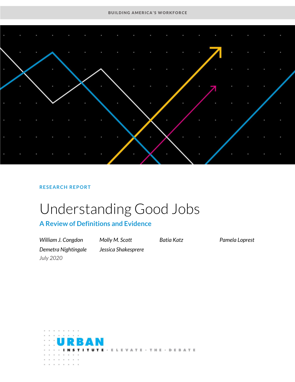 Understanding Good Jobs a Review of Definitions and Evidence