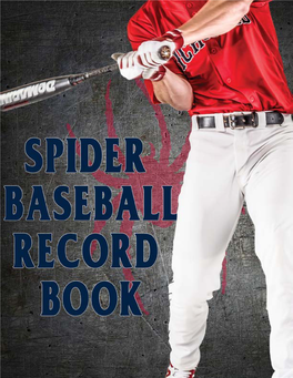 Spider Baseball Record Book