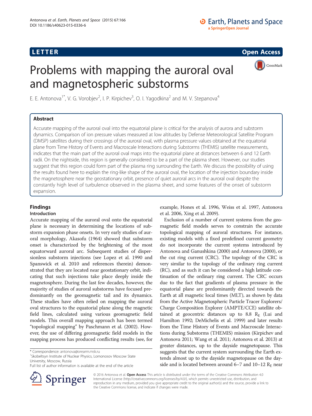 View Served (See the Review of Paschmann Et Al