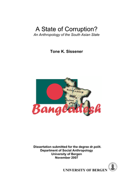 A State of Corruption? an Anthropology of the South Asian State