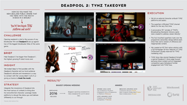 Deadpool 2: Tvnz Takeover