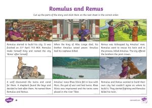 Sequencing Resource to Support Romulus and Remus Story