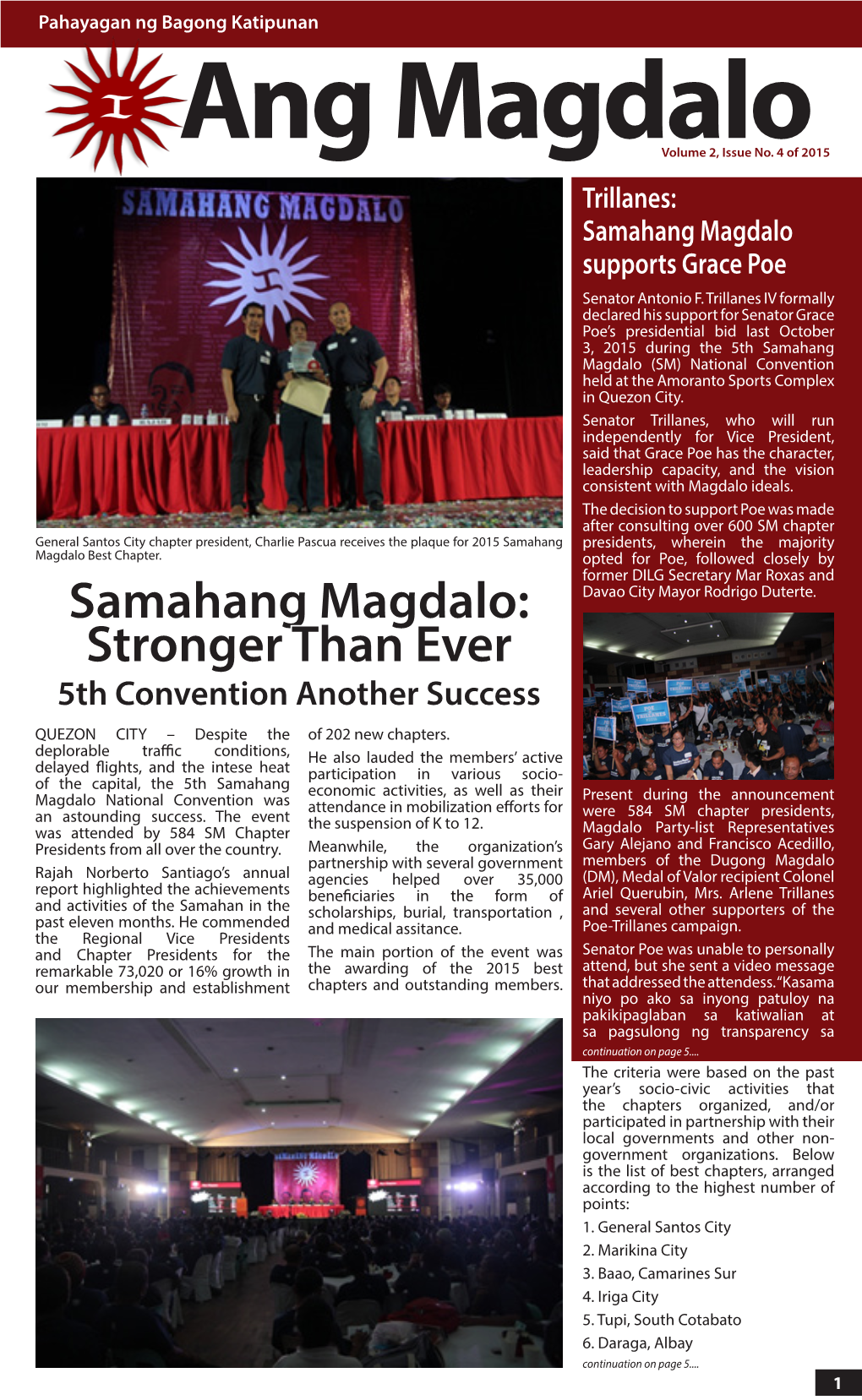 Samahang Magdalo: Stronger Than Ever Continuation