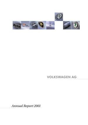 VOLKSWAGEN AG Annual Report 2001