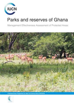 Ghana Management Effectiveness Assessment of Protected Areas