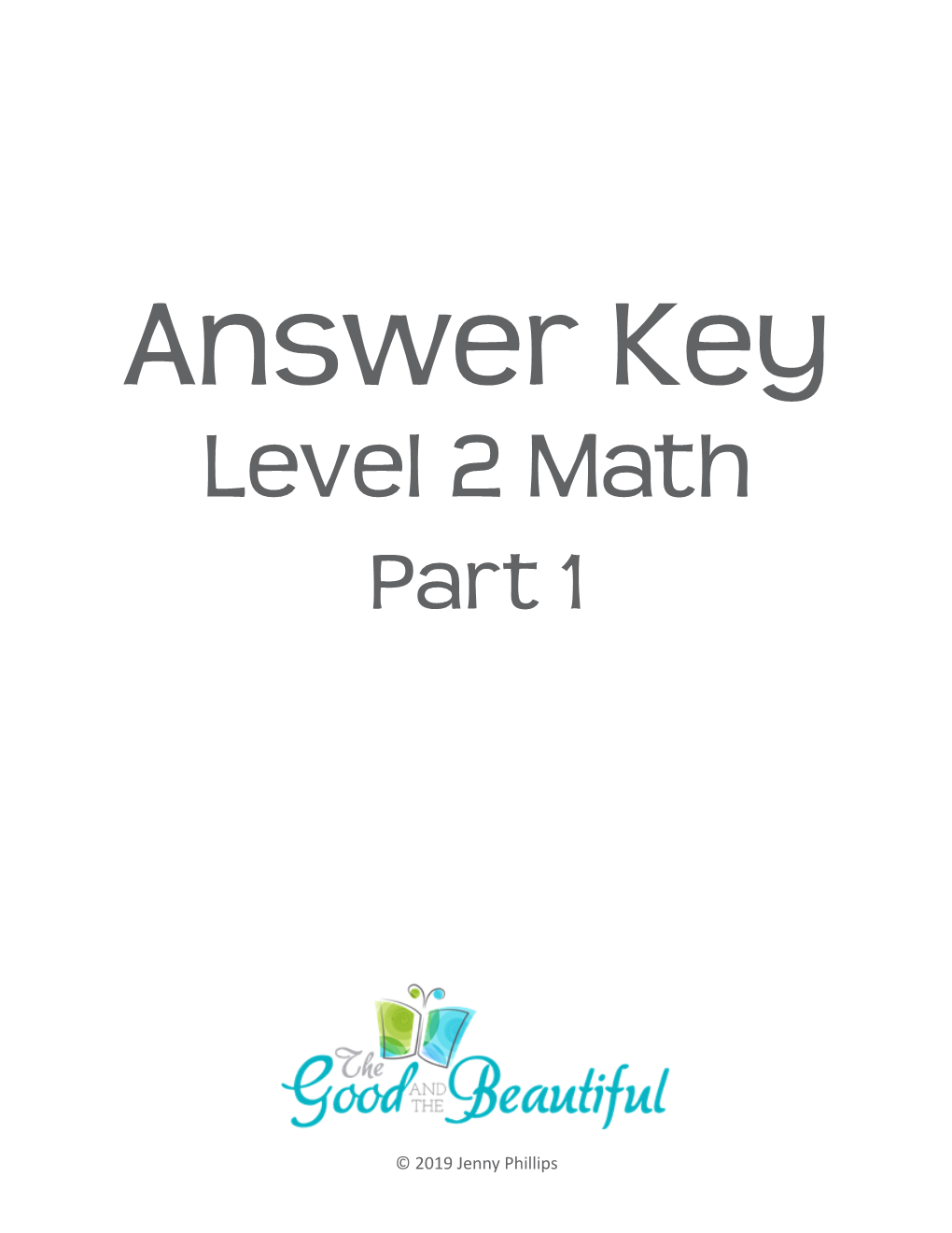 Math 2 Part 1 Answer