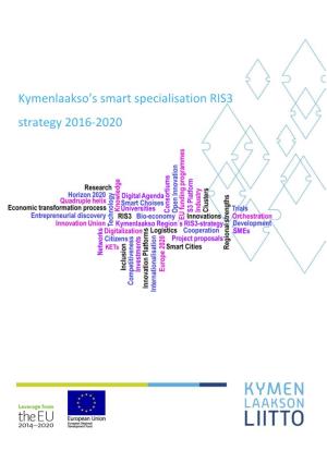 Kymenlaakso's Smart Specialisation RIS3 Strategy 2016-2020
