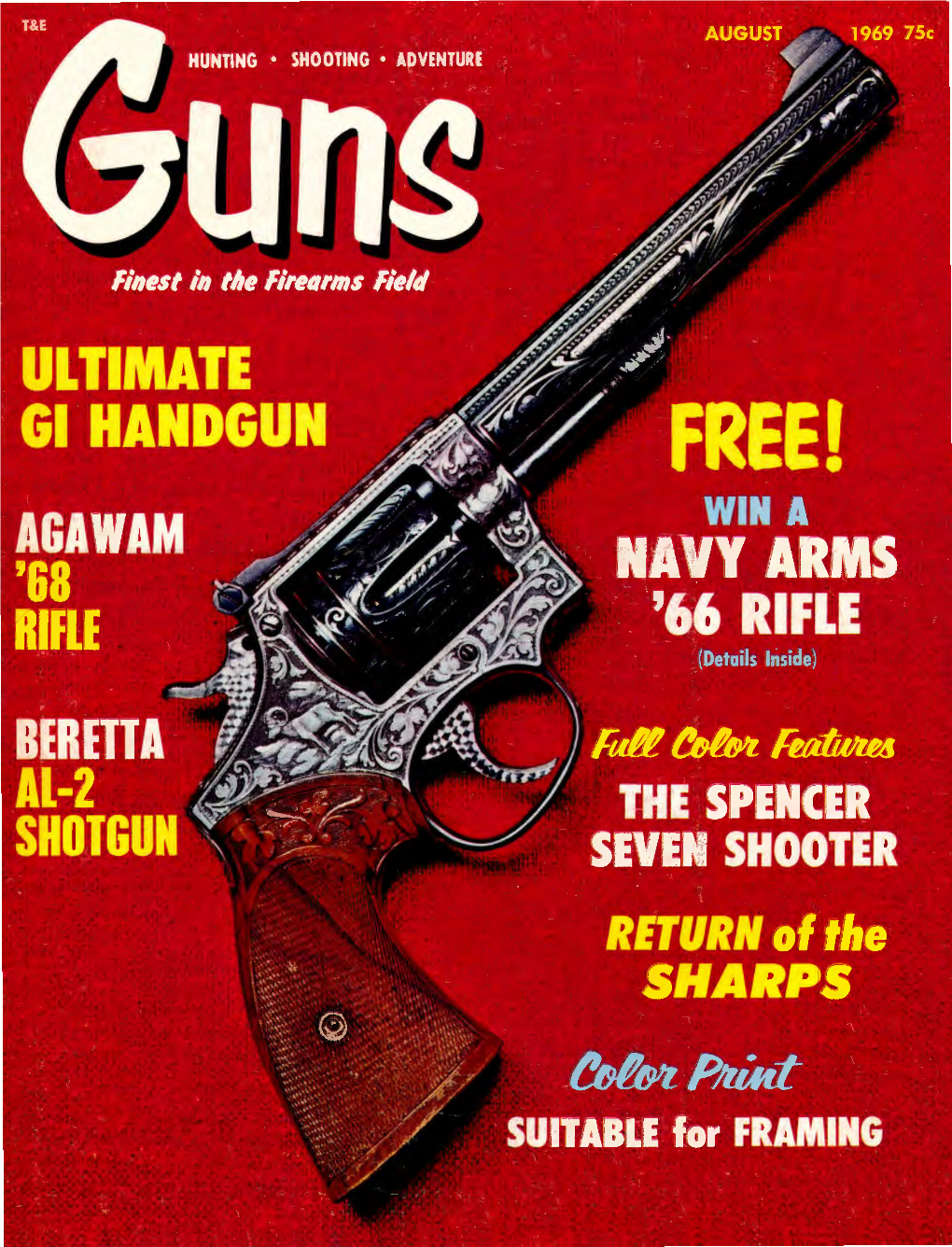 GUNS Magazine August 1969