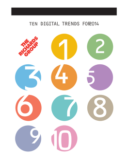 Ten Digital Trends for 2014