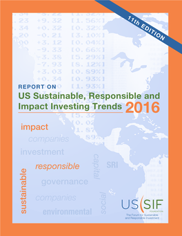 SRI Capital Sustainable Investment Impact Governance Companies