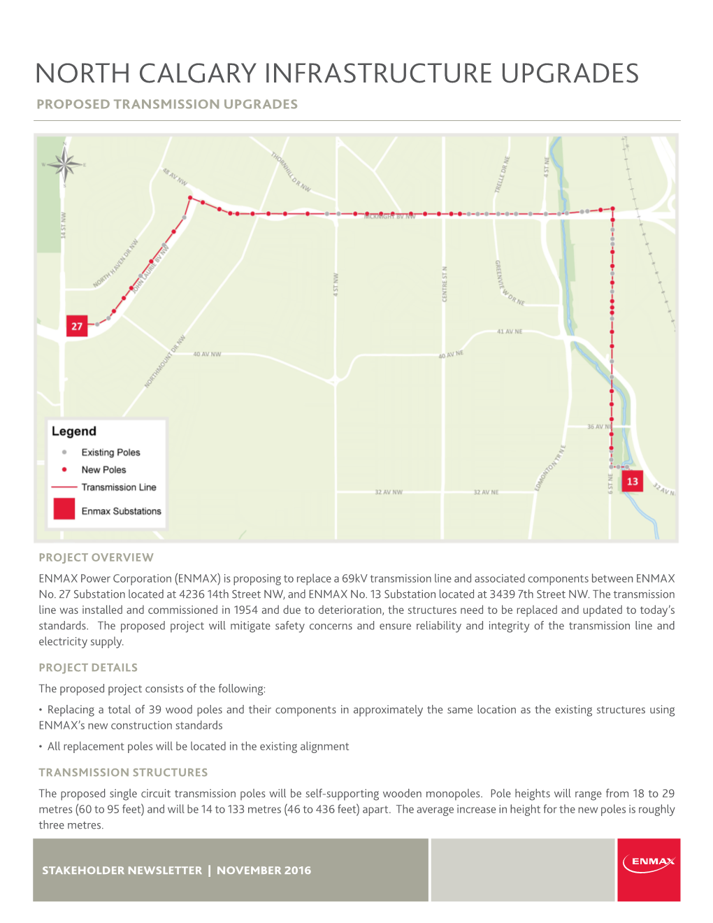 North Calgary Infrastructure Upgrades Proposed Transmission Upgrades