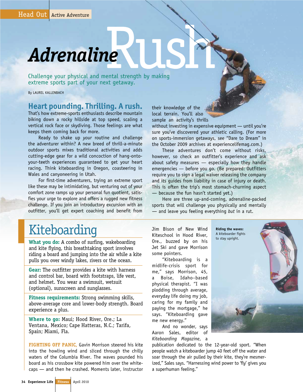 Adrenaline Challenge Your Physical and Mentalrush Strength by Making Extreme Sports Part of Your Next Getaway