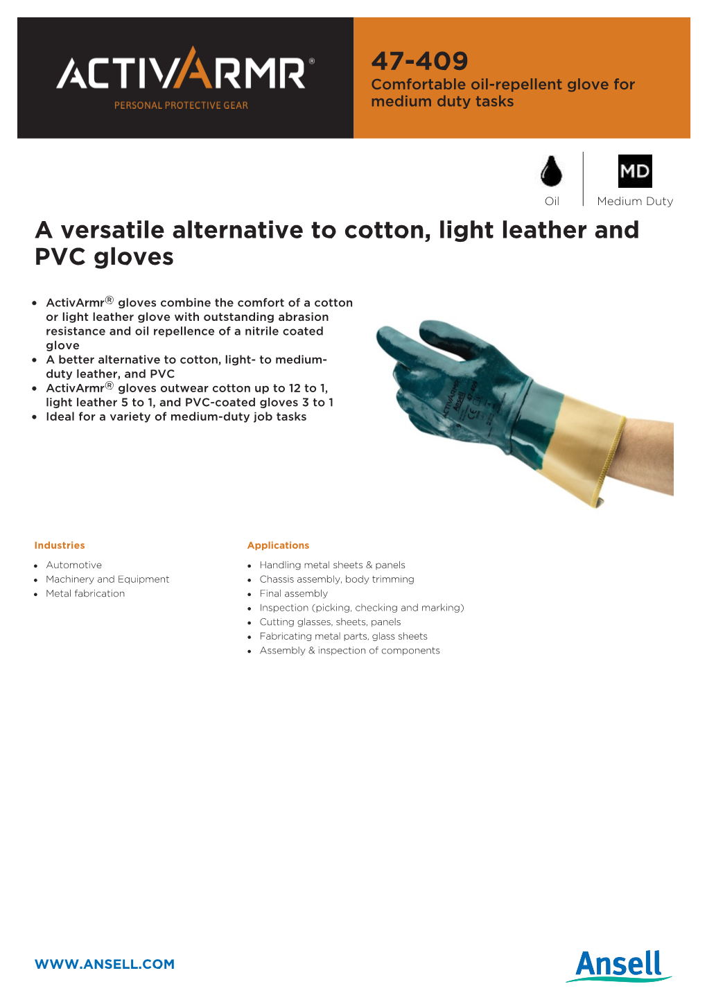 A Versatile Alternative to Cotton, Light Leather and PVC Gloves