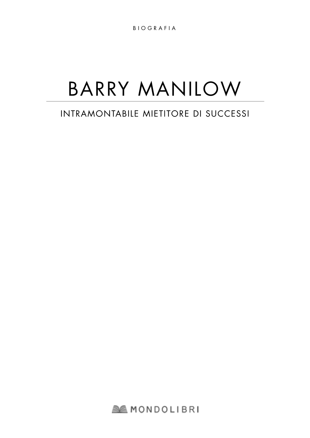 Barry Manilow