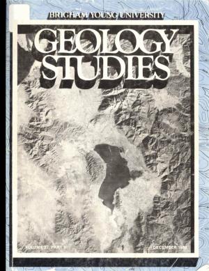 Brighan Young University Geology Studies