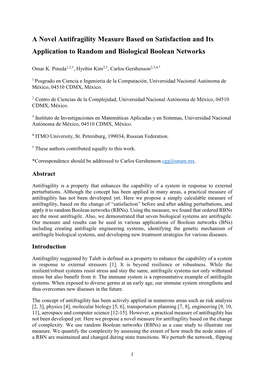 A Novel Antifragility Measure Based on Satisfaction and Its Application to Random and Biological Boolean Networks