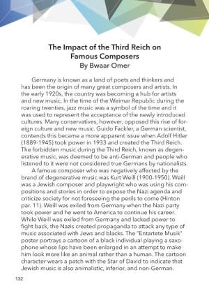 The Impact of the Third Reich on Famous Composers by Bwaar Omer