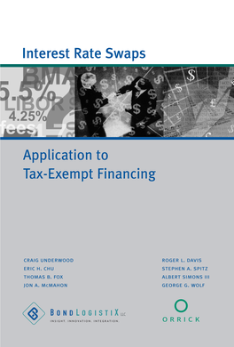 Application to Tax-Exempt Financing Interest Rate Swaps