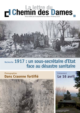 Chemin Des Dames Revue Éditée Par Le Département De L’Aisne / Printemps 2011 21