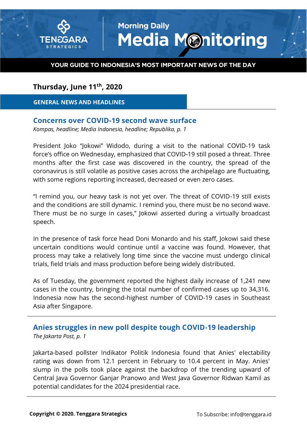 Concerns Over COVID-19 Second Wave Surface Anies Struggles In