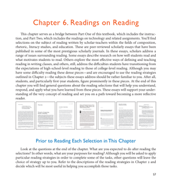 Chapter 6. Readings on Reading
