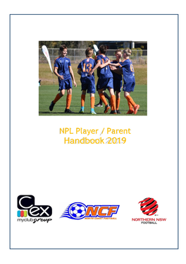 NPL Player / Parent Handbook 2019 Contents Introduction