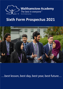 Sixth Form Prospectus 2021