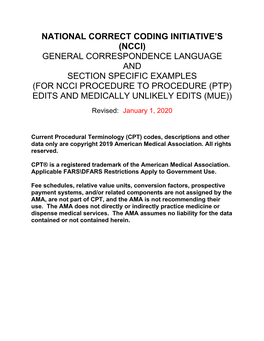 Correspondence Language Manual for Medicare Services