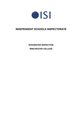 Independent Schools Inspectorate