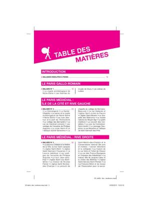 Table Des Matières Introduction
