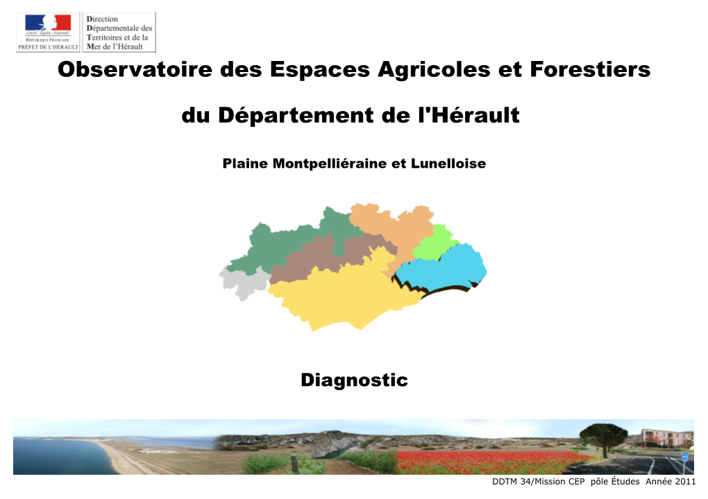 Observatoire Des Espaces Agricoles Et Forestiers Du Département De L'hérault