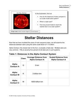 Stellar Distances