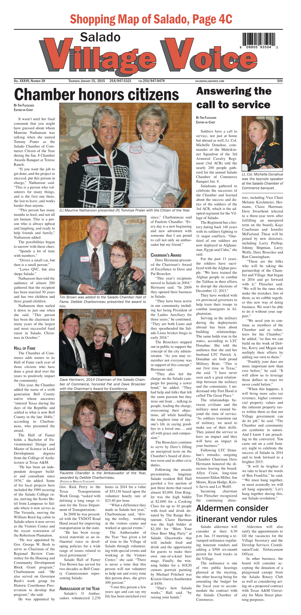 Salado Village Voice January 15, 2015