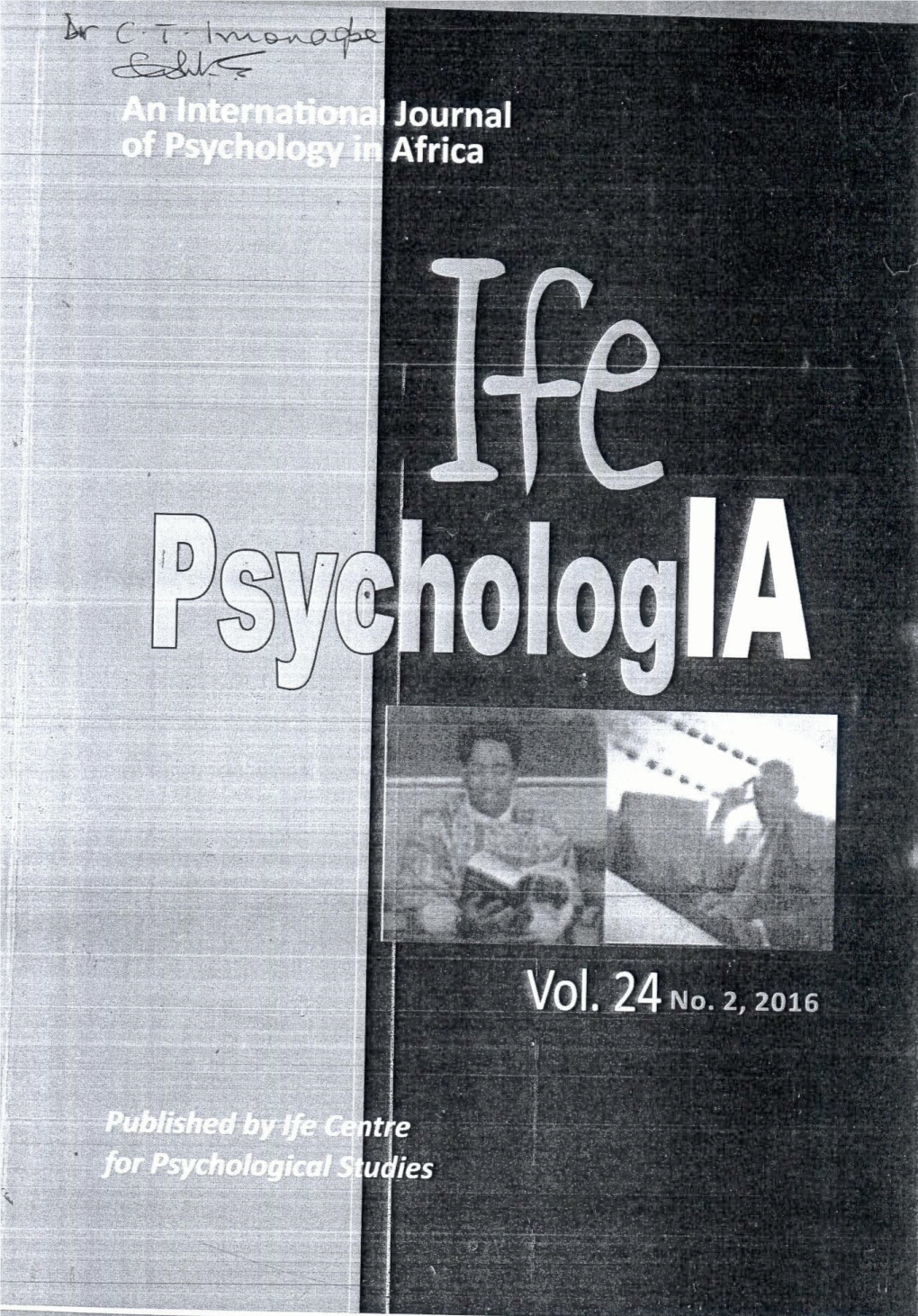 1Vr ( . -~ , 1-V\J\JTV\__~ ~ an International Journal of Psychology in Africa